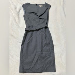 Banana Republic black combo belt dress Size 0P NWT
